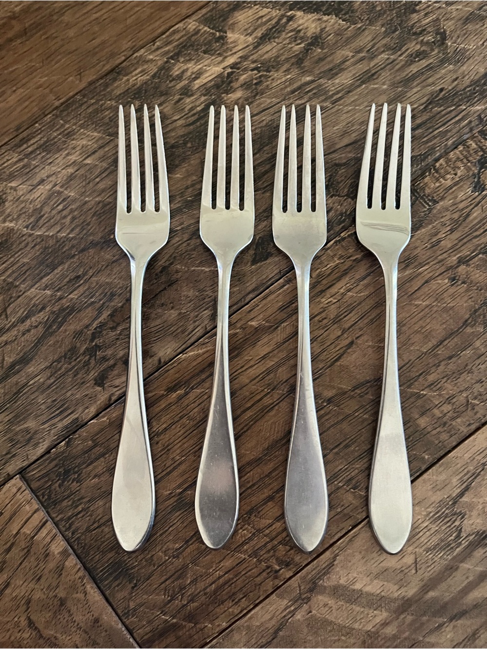 GORHAM Georgetown-Old Stainless Dinner Forks (4)